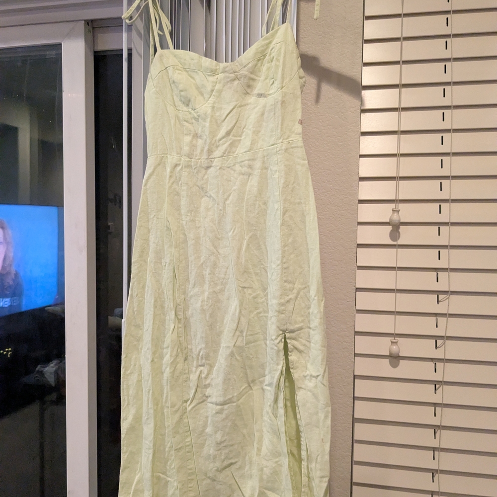 Light Green Spaghetti Strap Dress